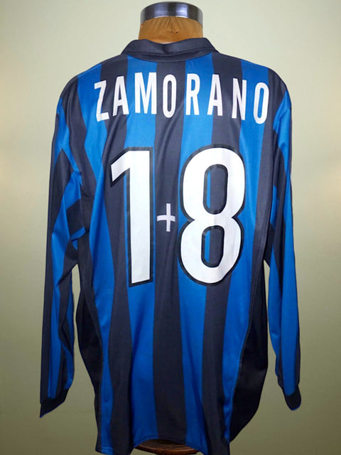Jersey | Club | Inter | 1998 | Ivan Zamorano | Matchworn