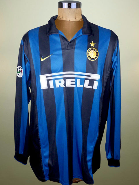 Jersey | Club | Inter | 1998 | Ivan Zamorano | Matchworn