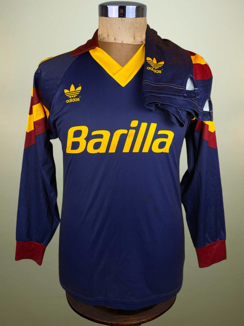 Store Shirt • Roma • 1991 • Adidas • Third • Size M • With Shorts - Calcio 90
