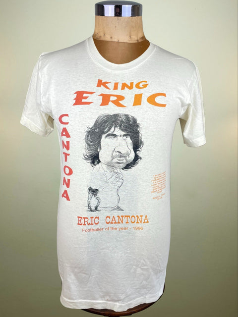 T-Shirt • 1996 • Premier League • Manchester United • Eric Cantona Bootleg T-Shirt - Calcio 90
