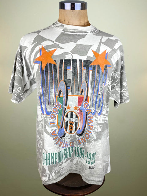 T-Shirt • 1995 • Serie A • Juventus • Bootleg Serie A Champions T-Shirt - Calcio 90