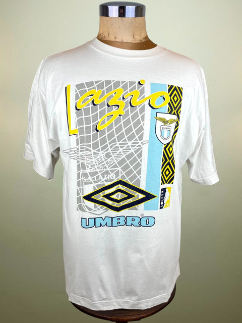 T-Shirt • 1995 • Serie A • Lazio • Umbro Official T-Shirt - Calcio 90