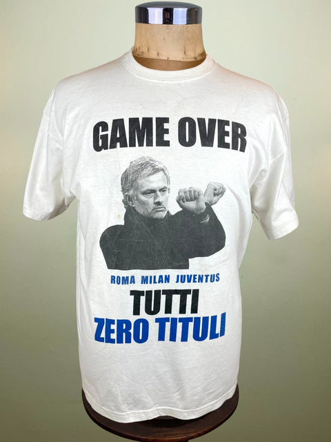 T-Shirt • 2008 • Inter • Jose Mourinho "Zero Titles" Bootleg T-Shirt - Calcio 90