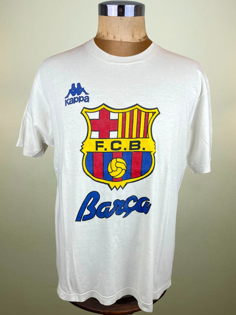 T-Shirt • 1996 • La Liga • Barcelona • Official Kappa T-Shirt - Calcio 90