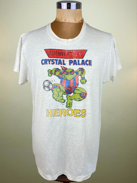 T-Shirt • 1990 • FA Cup • Crystal Palace • Ninja Turtles Bootleg T-Shirt - Calcio 90