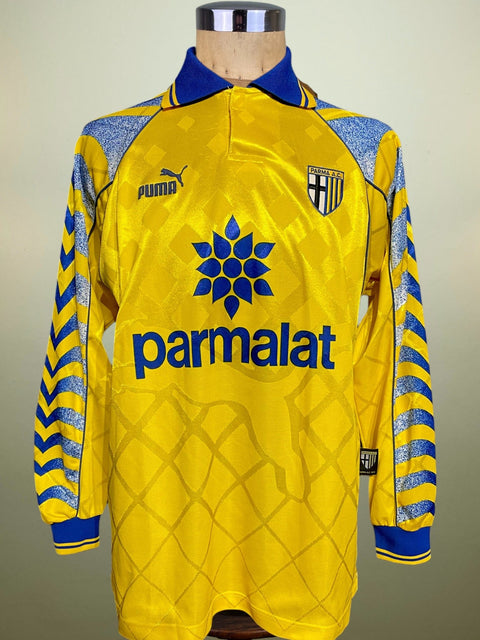 Store Shirt • Parma • 1995 • Puma • Away • Size XL • With Shorts - Calcio 90