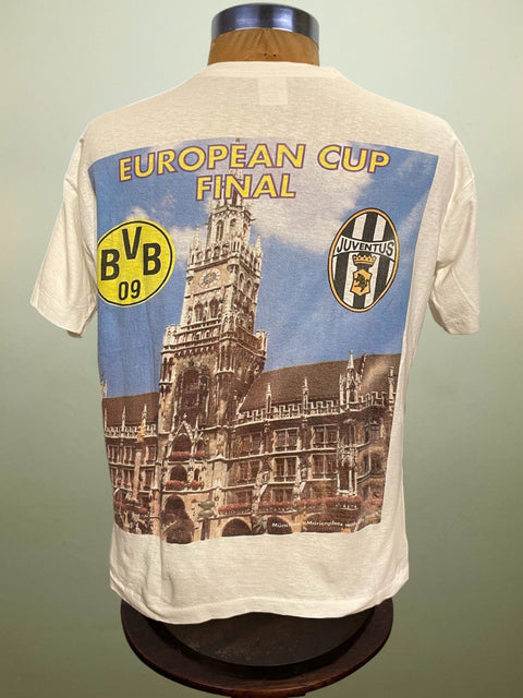 T-Shirt • 1997 • Champions League • Juventus vs Dortmund • Bootleg T-Shirt - Calcio 90