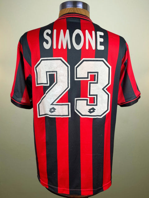 Store Shirt • AC Milan • 1996 • Lotto • Home • Marco Simone - Calcio 90