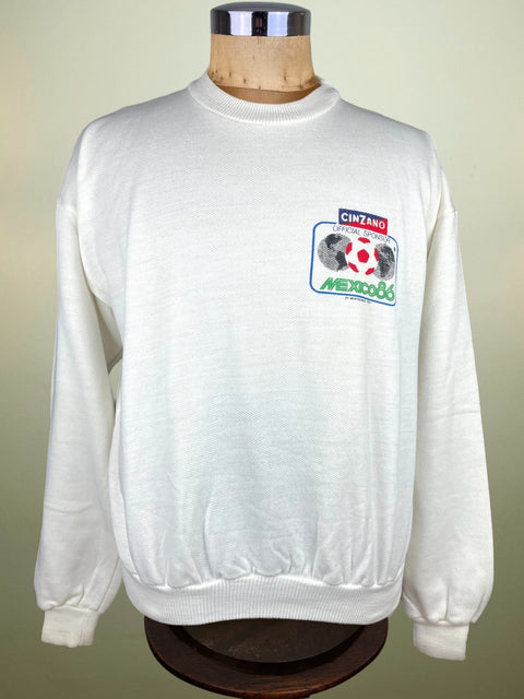 Store Top • 1986 • Mexico • Mexico 86 Official Cinzano Sweater • Size L - Calcio 90