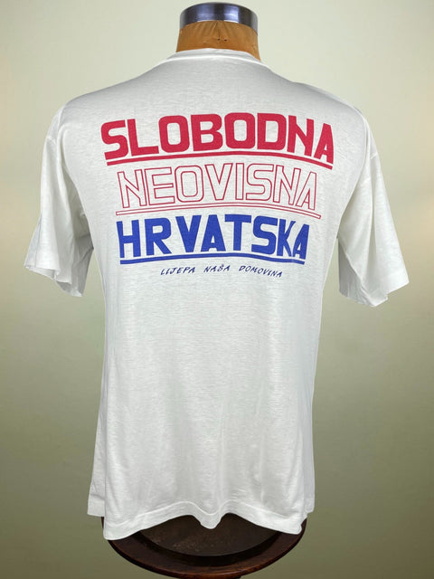 T-Shirt • 1992 • Croatia • Ultras Independence Bootleg T-Shirt - Calcio 90