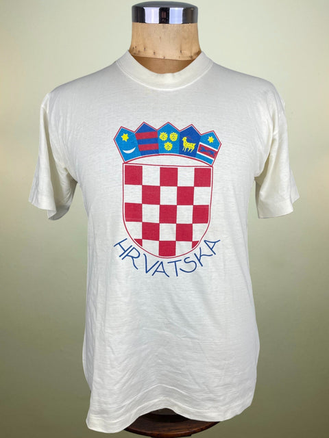 T-Shirt • 1992 • Croatia • Ultras Bootleg T-Shirt - Calcio 90