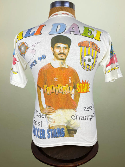 T-Shirt • 1998 • World Cup 98 • Iran • Ali Daei Bootleg T-Shirt - Calcio 90