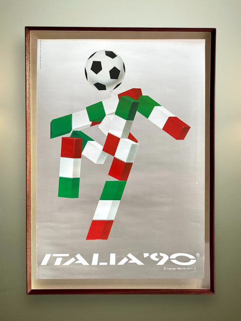 Store Memorabilia • Poster • Italia • 1990 • World Cup 1990 Official Ciao Poster - Calcio 90