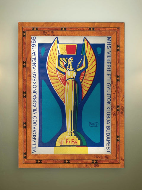 Store Memorabilia • Postcard • Hungary • 1966 • World Cup 66 Official Hungarian Postcard - Calcio 90