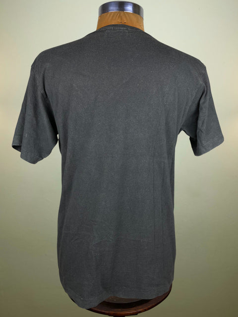 T-Shirt • 1993 • Serie A • Inter Milan • Official Black Reebok Dennis Bergkamp T-Shirt