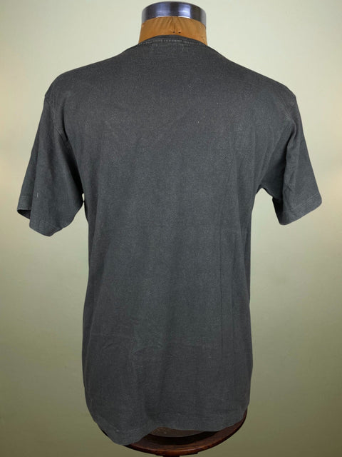 T-Shirt • 1993 • Serie A • Inter Milan • Official Black Reebok Dennis Bergkamp T-Shirt - Calcio 90