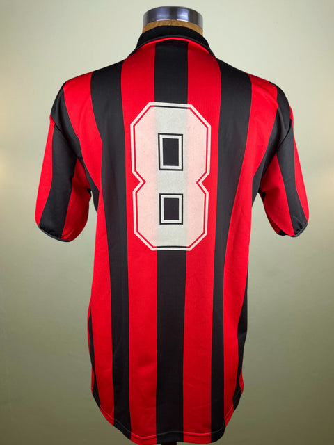 Match Shirt • Club • AC Milan • 1988 • Kappa • Home • #8 • Frank Rijkaard • Match Worn