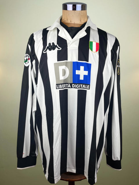 Match Shirt • Club • Juventus • 1998 • Kappa • Home • #2 • Ciro Ferrara • Match Worn • Signed