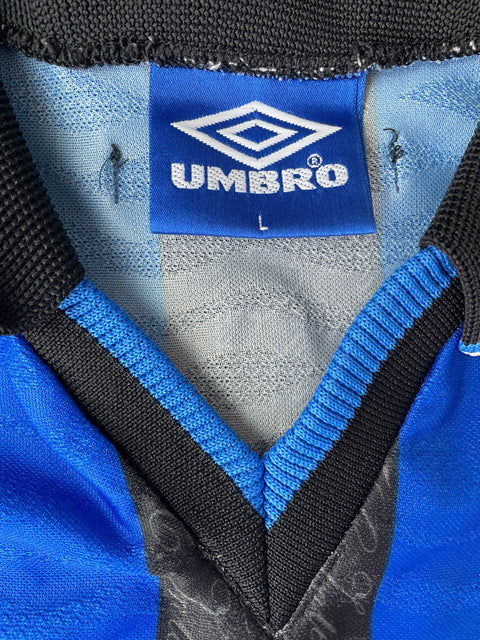 Store Shirt • Inter Milan • 1997 • Umbro • Home • Ronaldo • Size L