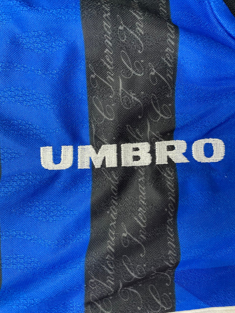 Store Shirt • Inter Milan • 1997 • Umbro • Home • Ronaldo • Size L