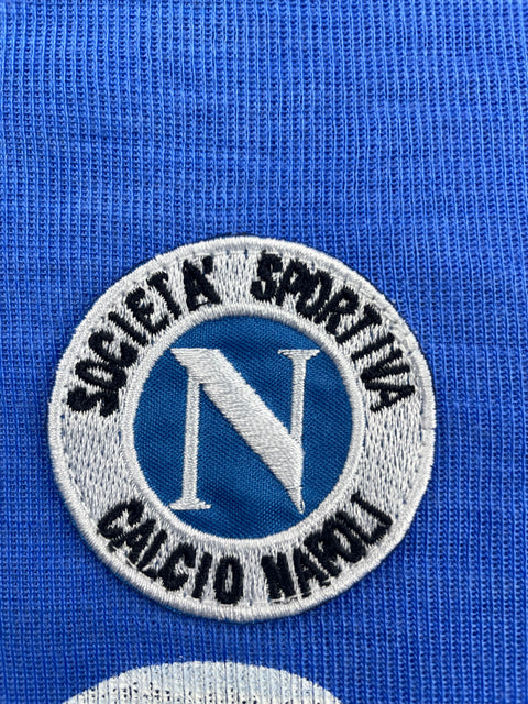 Match Shirt • Club • Napoli • 1986 • Ennerre • Home • #9 • Bruno Giordano • Match Worn • Signed (Copy)
