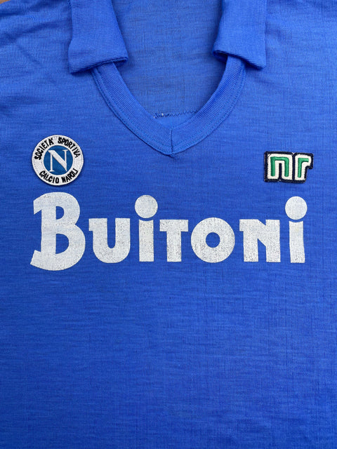 Match Shirt • Club • Napoli • 1986 • Ennerre • Home • #9 • Bruno Giordano • Match Worn • Signed (Copy)