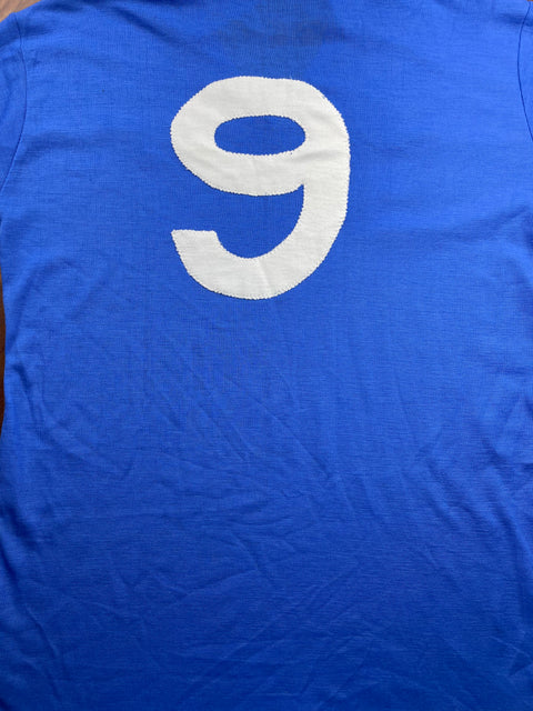 Match Shirt • Club • Napoli • 1986 • Ennerre • Home • #9 • Bruno Giordano • Match Worn • Signed (Copy)