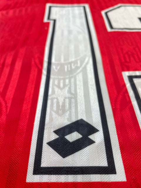 Match Shirt • Club • AC Milan • 1997 • Lotto • Special Kit • #13 • Ibrahim Ba • Match Worn vs Atletico Minero