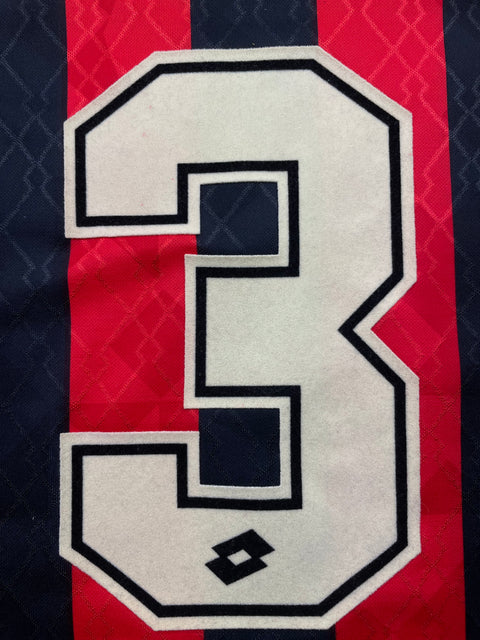 Store Shirt • AC Milan • 1995 • Lotto • Home • #3 • Paolo Maldini • Size XL