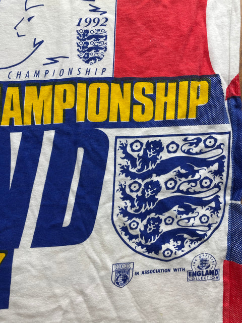 T-Shirt • 1992 • Euro 92 • England • Sweden 92 T-Shirt