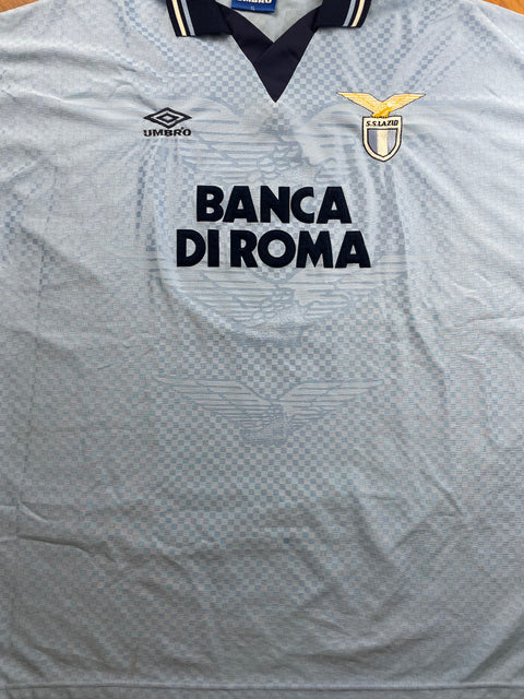 Match Shirt • Club • Lazio • 1995 • Umbro • Home • #6 • Jose Antonio Chamot • Match Worn