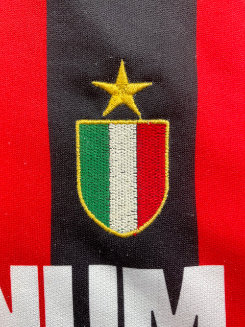 Store Shirt • AC Milan • 1988 • Kappa • Home • #3 • Paolo Maldini • Size M • Signed
