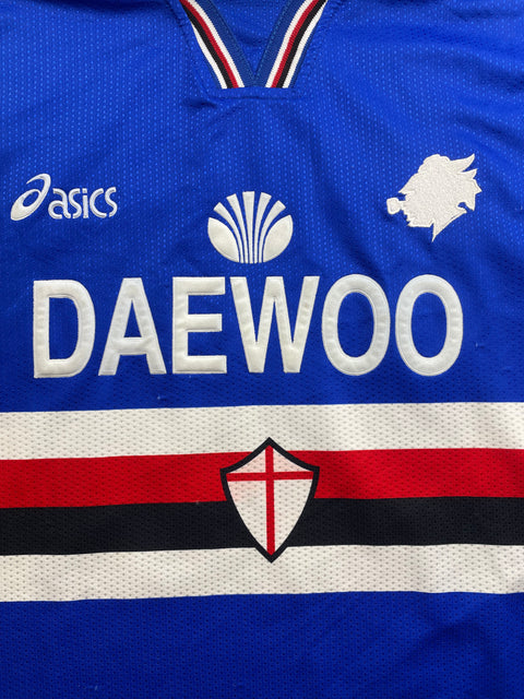 Match Shirt • Club • Sampdoria • 1997 • Asics • Home • #29 • Giuseppe Signori • Match Worn