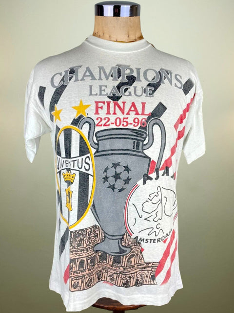 T-Shirt • 1996 • Champions League • Juventus vs Ajax • Bootleg T-Shirt