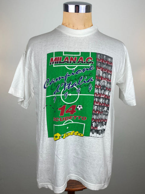 T-Shirt • 1994 • Serie A • AC Milan • Official 14th Scudetto T-Shirt