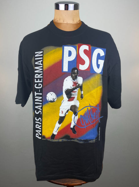 T-Shirt • 1994 • Ligue Un • PSG • Official George Weah T-Shirt