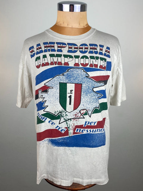 T-Shirt • 1991 • Serie A • Sampdoria • Bootleg Scudetto Winners T-Shirt