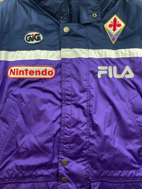 Player Issue Training • Fiorentina • 1997 • Fila • Bench Coat Jacket • Size M