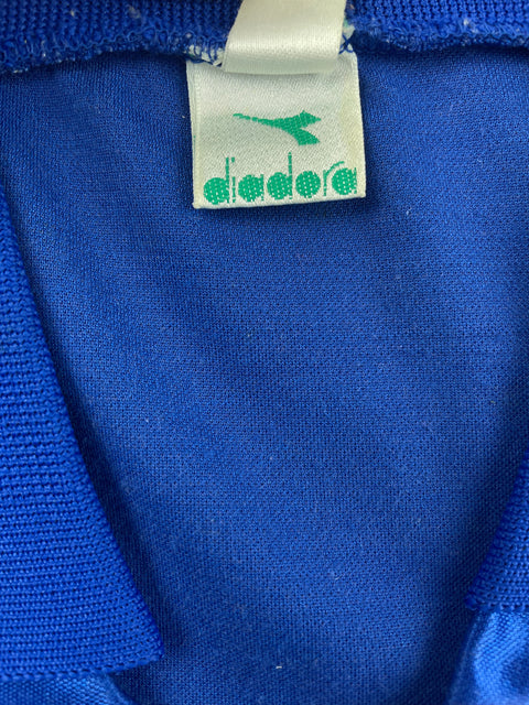 Match Shirt • National • Italia • 1988 • Diadora • Home • #10 • Giuseppe Giannini • vs Norway • Unwashed