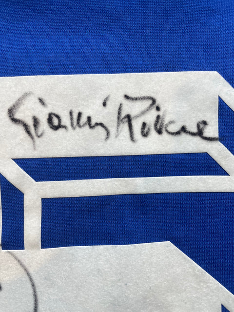 Match Shirt • National • Italia • 1993 • Diadora • Home • #5 • Alessandro Costacurta • vs Malta • WC 94 Qualifiers • Signed by Baresi & Rivera