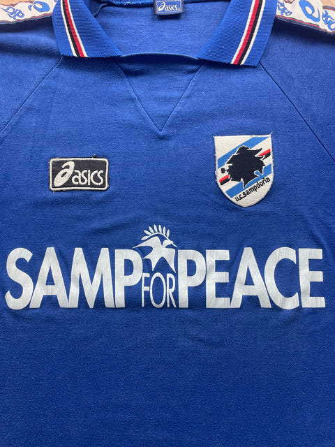 Player Issue Training • Sampdoria • 1995 • Asics Training Top • Size M