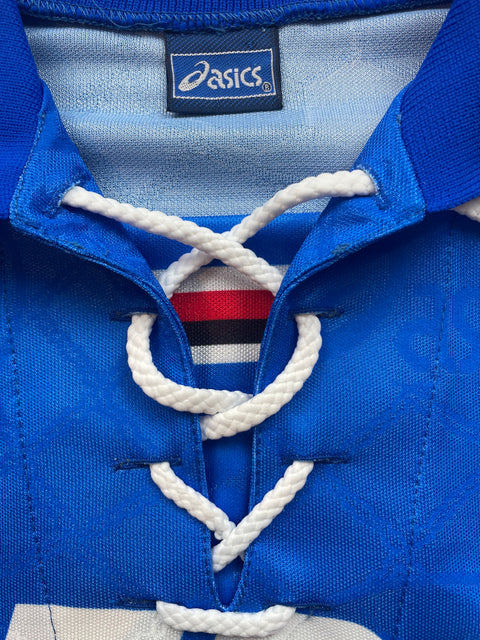 Match Shirt • Club • Sampdoria • 1994 • Asics • Home • #7 • Attilio Lombardo • Match Worn