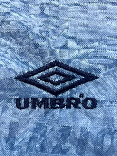 Match Shirt • Club • Lazio • 1993 • Umbro • Home • #11 • Giuseppe Signori • Match Worn