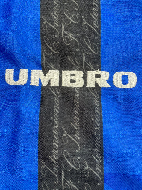 Store Shirt • Inter Milan • 1997 • Umbro • Home • Ronaldo • Size L