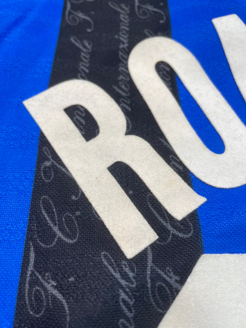 Store Shirt • Inter Milan • 1997 • Umbro • Home • Ronaldo • Size L