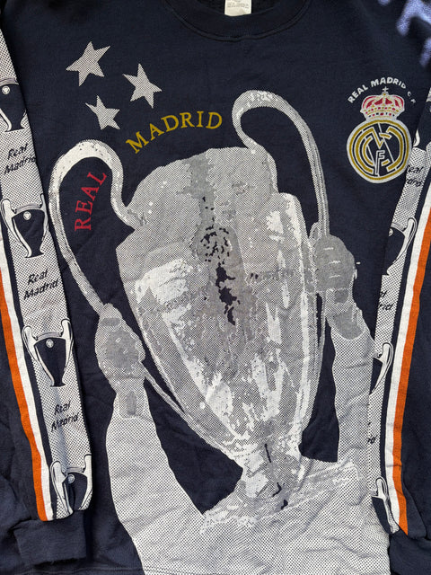 Store Top • Sweatshirt • Real Madrid • 1998 • Champions League Winners Celebratory Top • Size XL