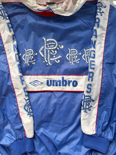 Player Issue Training • Glasgow Rangers • 1987 • Umbro Training Top • Size M