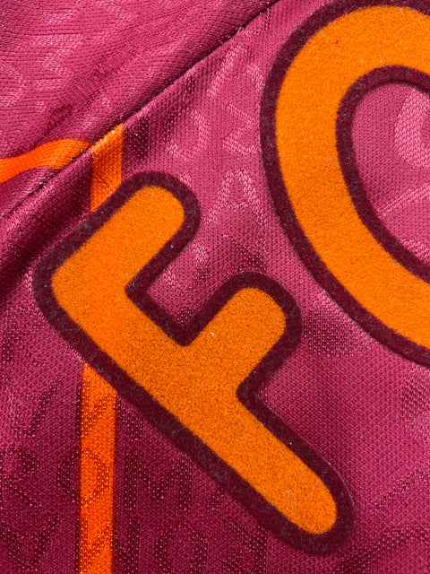 Match Shirt • Club • Roma • 1996 • Asics • Home • #10 • Daniel Fonseca • Match Worn • Signed