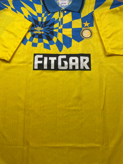 Match Shirt • Club • Inter • 1991 • Umbro • Third • #11 • Davide Fontolan • Match Worn