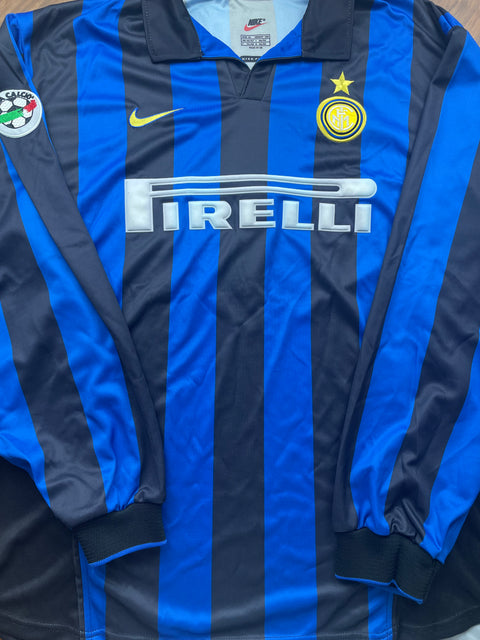 Match Shirt • Club • Inter • 1998 • Nike • Home • #8 • Aron Winter • Match Worn